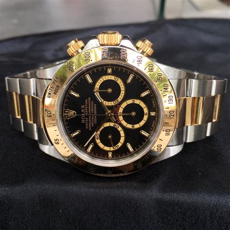 rolex daytona zenith steel and gold|rolex daytona with zenith movement.